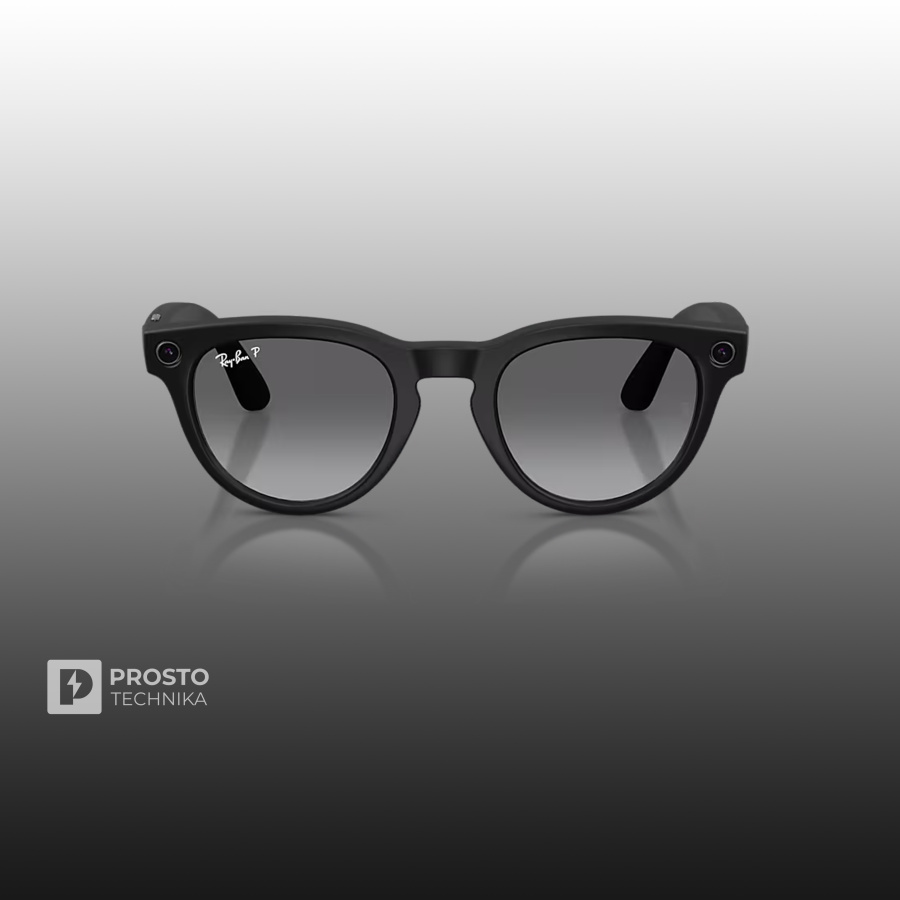 Ray-Ban Headliner (Gen 2) Матовый Чёрный с Градиентно-Графитовыми Линзами (Графит)